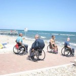 disabili in spiaggia a Bari