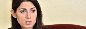Virginia Raggi, candidata M5S a sindaco di Roma, durante il Forum all'ANSA, Roma, 25 maggio 2016. ANSA/ETTORE FERRARI