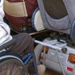 Disabili, sedia a rotelle. ANSA/UFF STAMPA PROVINCIA +++NO SALES, EDITORIAL USE ONLY+++