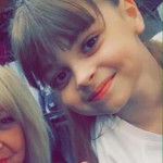 Saffie Rose Roussos, 8 anni, dispersa nell'attacco al termine del concerto di Ariana Grande a Manchester in una foto postata sul profilo Twitter Mums Advice. 23 maggio 2017.  +++ATTENZIONE LA FOTO NON PUO' ESSERE PUBBLICATA O RIPRODOTTA SENZA L'AUTORIZZAZIONE DELLA FONTE DI ORIGINE CUI SI RINVIA+++