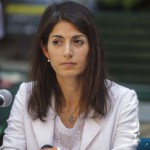 foto IPP/zumapress 23/06/ 2017 - Roma il sindaco di roma Virginia Raggi inaugura un punto di rinfresco ai Fori Imperiali warning available only for italian markets