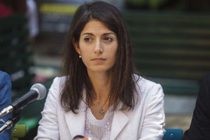 foto IPP/zumapress     23/06/ 2017 - Roma  il sindaco di roma    Virginia Raggi inaugura  un punto di rinfresco ai Fori Imperiali  warning available only for italian markets