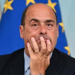 Il presidente della Regione Lazio Nicola Zingaretti durante la conferenza stampa a Palazzo Chigi, Roma, 21 agosto 2017. ANSA/ETTORE FERRARI