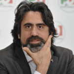 04/04/2014 Roma, presentazione del manifesto per le elezioni europee del Partito Democratico, nella foto Francesco Bonifazi, tesoriere