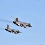 epa05257599 Two Russian Sukhoi Su-24 attack aircraft fly over USS Donald Cook (DDG 75) in the Baltic Sea, 12 April 2016. Donald Cook, an Arleigh Burke-class guided-missile destroyer forward deployed to Rota, Spain, is conducting a routine patrol in the U.S. 6th Fleet area of operations in support of U.S. national security interests in Europe.  EPA/US NAVY / HANDOUT  BEST QUALITY AVAILABLE HANDOUT EDITORIAL USE ONLY