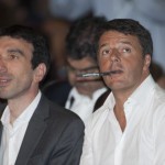 foto IPP/Mario Romano Milano 1/7/2017 seconda giornata del Forum Nazional del PD: -Italia 2020 - nella foto Matteo Renzi e Maurizio Martina