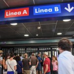 Metro A e B chiuse a causa dello sciopero dei lavoratori, Stazione Termini, Roma, 6 luglio 2017.  ANSA/ALESSANDRO DI MEO