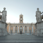 Campidoglio: panoramica scalinata