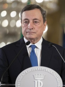 Dichiarazione del Prof Mario Draghi al termine del colloqui con il Presidente Sergio Mattarella,al Quirinale.(foto di Francesco Ammendola - Ufficio per la Stampa e la Comunicazione della Presidenza della Repubblica)